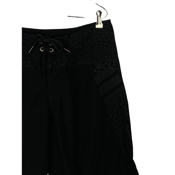 Hawk Men's Shorts Size 30 Flat Front Cargo Chino Walking Black Golf Skateboard - Picture 6 of 6